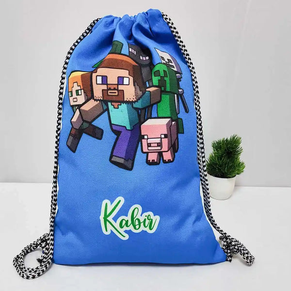 Personalised Drawstring Bag for Kids